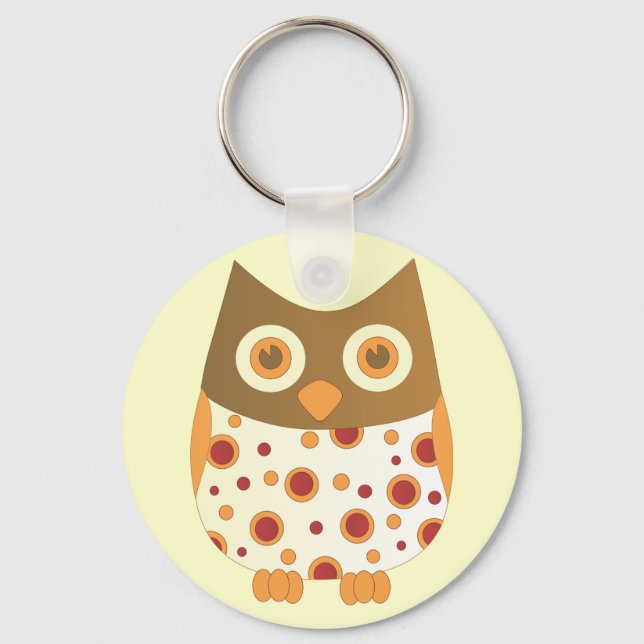 Hoot Owl Schlüsselanhänger (Vorderseite)