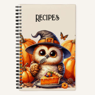 Hootin' für ein Rezept Notizbuch