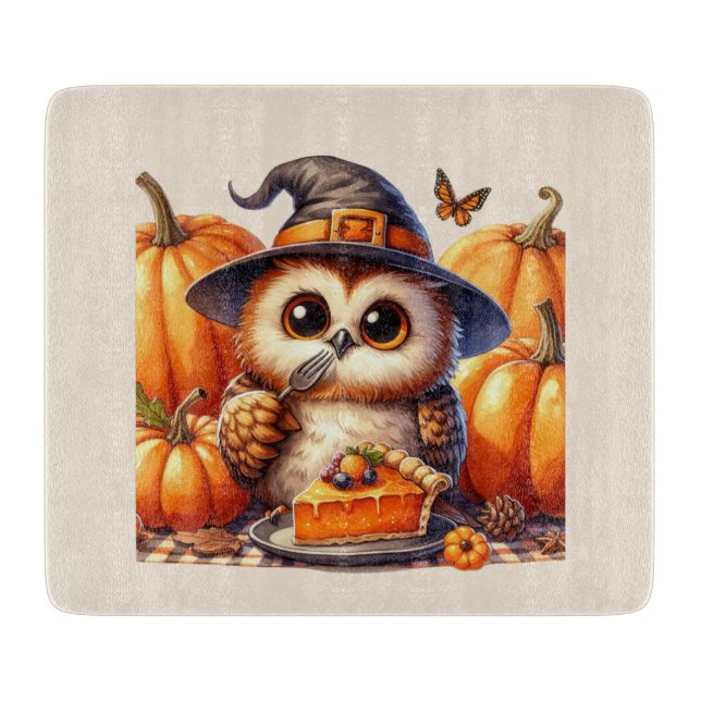 Hootin' für eine Scheibe Schneidebrett (Vorderseite)