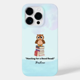 "Hooting for a Good Read!" Buchliebhaber Case-Mate iPhone 14 Pro Hülle