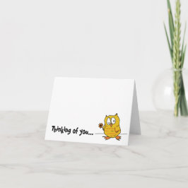 hootio, denkend an Sie Karte