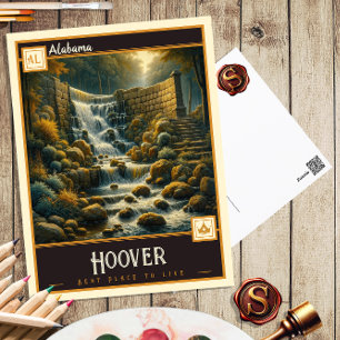 Hoover, Alabama   Vintage Postkarte