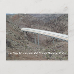 Hoover Dam Bypass Bridge Construction Postkarte