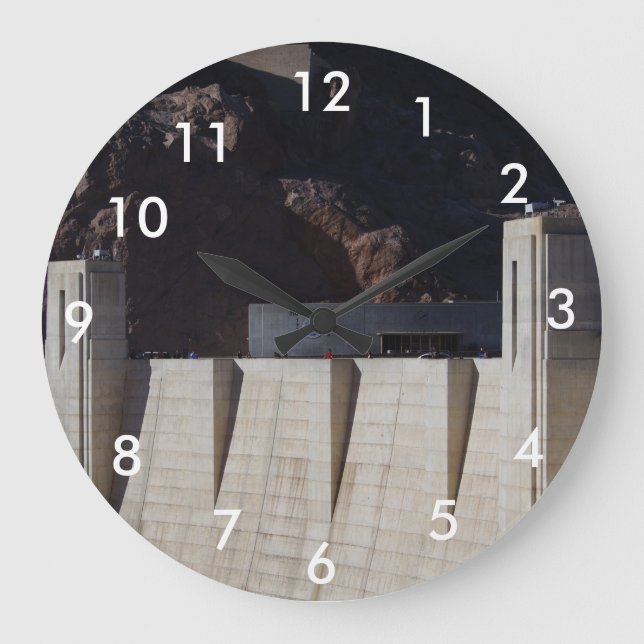 Hoover Dam Große Wanduhr (Vorderseite)