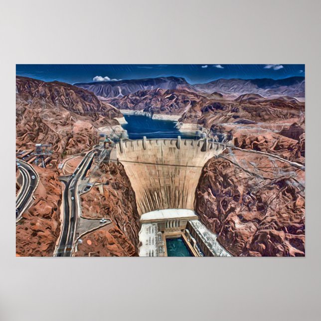Hoover Dam, Nevada Poster (Vorne)