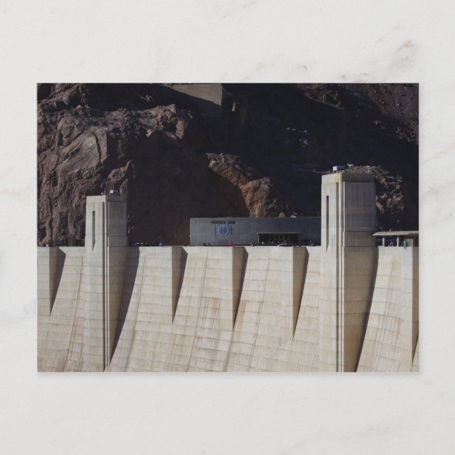 Hoover Dam Postkarte (Vorderseite)