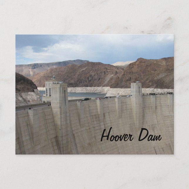 Hoover Dam Postkarte (Vorderseite)