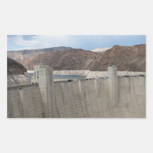 Hoover Dam Rechteckiger Aufkleber