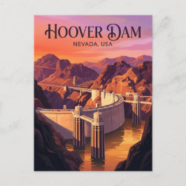 Hoover Dam USA Postkarte