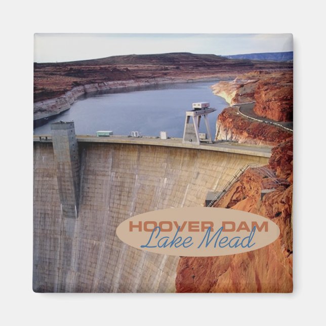 Hoover Dam Voyage Souvenir Magnet frigo (Devant)