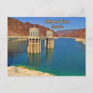 Hoover-Damm und Lake Mead Postkarte