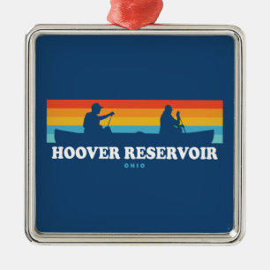 Hoover Reservoir Ohio Kanu Ornament Aus Metall
