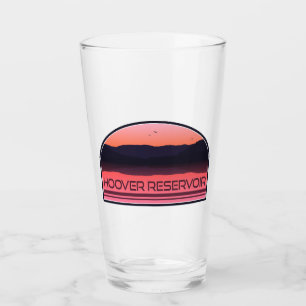 Hoover Reservoir Ohio Red Sunrise Glas