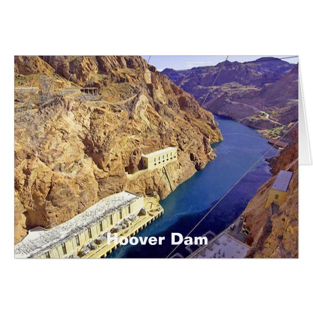 Hoover-Staudamm in Arizona (Vorderseite (Horizontal))