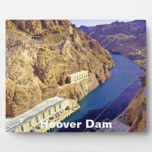 Hoover-Staudamm in Arizona Fotoplatte