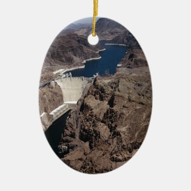 Hooverdamm Keramik Ornament (Vorne)