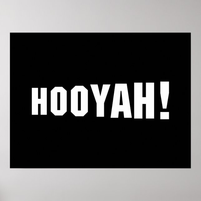 HOOYAH! POSTER (Vorne)