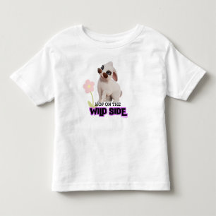 Hop auf der wilden Seite Kleinkind T-shirt