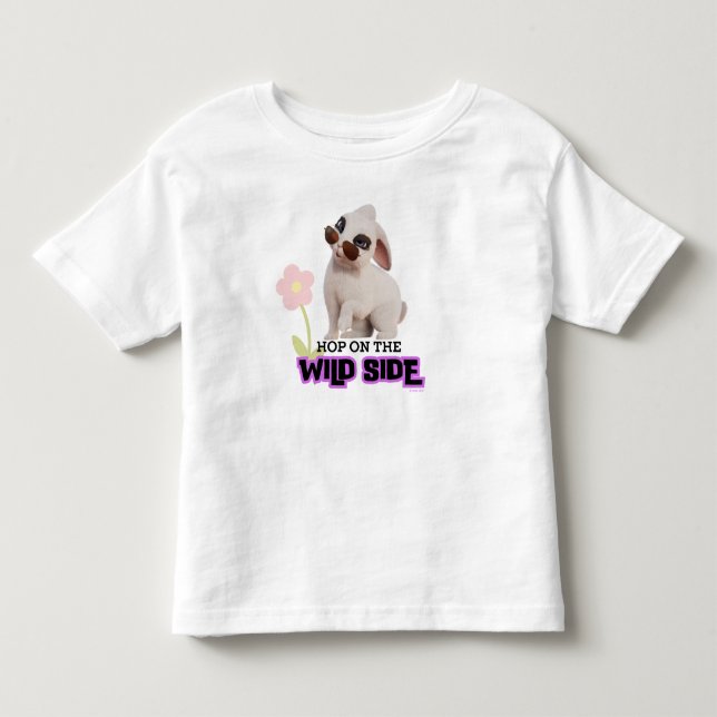 Hop auf der wilden Seite Kleinkind T-shirt (Vorderseite)