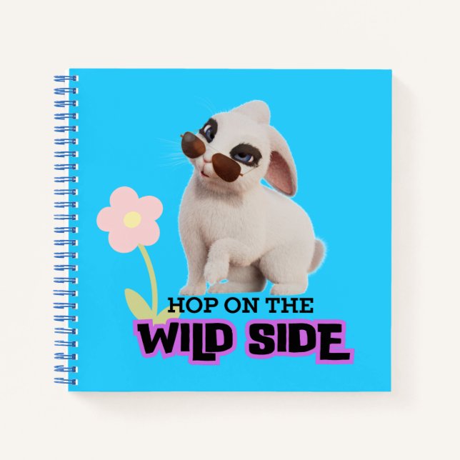 Hop auf der wilden Seite Notizbuch (Vorderseite)