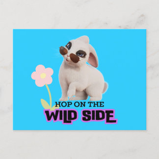 Hop auf der wilden Seite Postkarte
