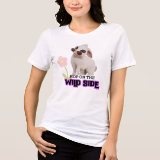 Hop auf der wilden Seite Tri-Blend Shirt