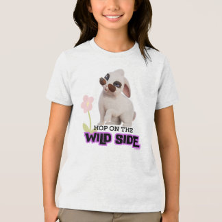 Hop auf der wilden Seite Tri-Blend Shirt