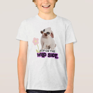 Hop auf der wilden Seite Tri-Blend Shirt