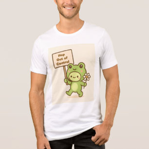 HOP Außer Kontrolle Frosch Niedlich Launisches Leb Tri-Blend Shirt