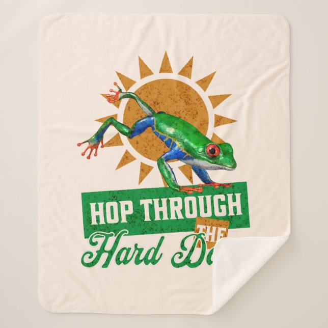 Hop durch die harten Tage Amazonas-Baumfrosch Sherpadecke (Vorderseite)