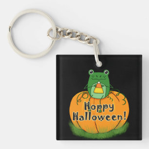 Hop Halloween Frosch Schlüsselanhänger