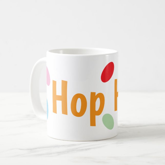 HOP HOP Easter mug Kaffeetasse (Vorderseite Links)