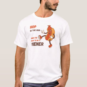 Hop in the Bun Da du Gewollt hast, eine Dackel zu T-Shirt