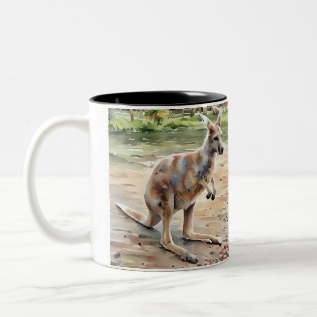 Hop It Kangaroo Mug (Gauche)