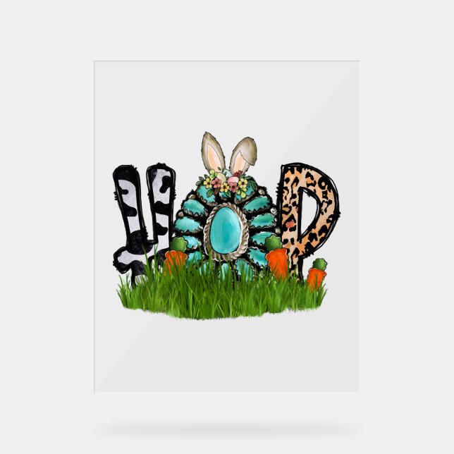 Hop Oaster Acrylschild (Vorderseite)