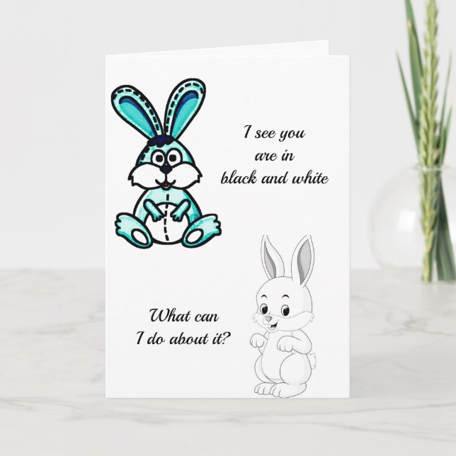 HOP ON OVER *ICH ZEIGE IHNEN WIE* LIEBE CARD KARTE (Vorderseite)