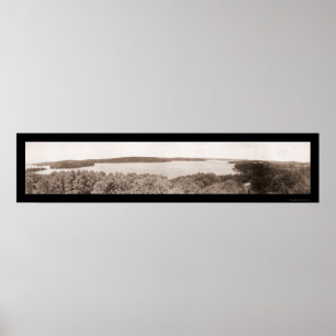 Hopatcong-See, NJ-Foto 1909 Poster