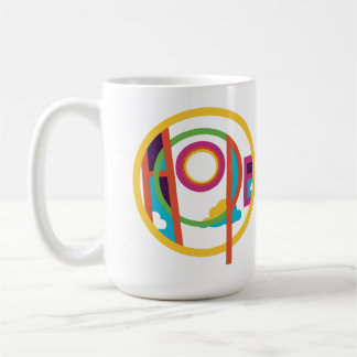 Hope Abstrait Art Moderne Smilelines Mug
