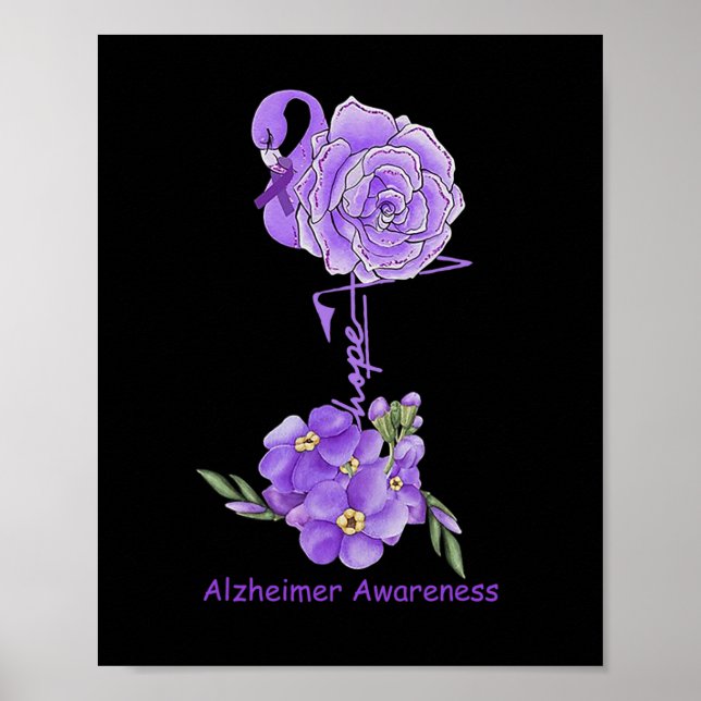 Hope Alzheimerheimer Awareness Poster (Vorne)