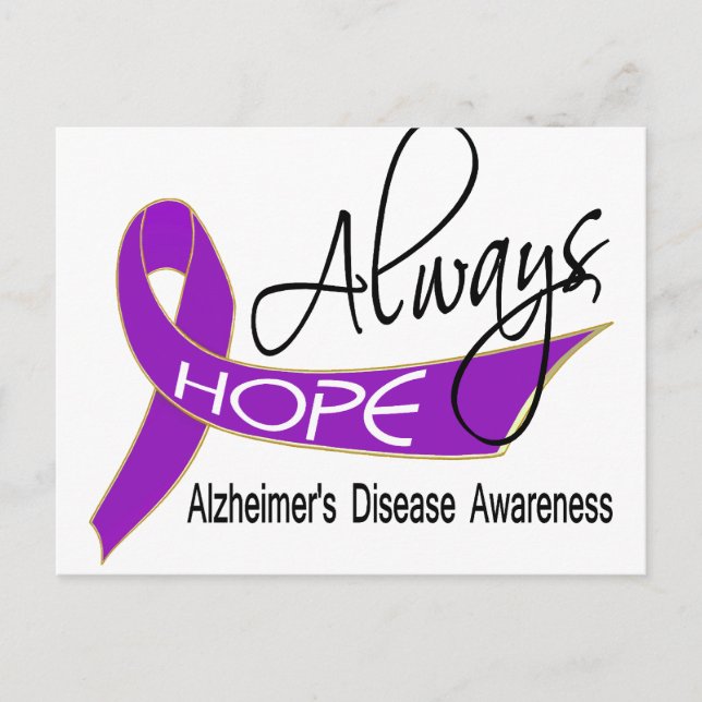 Hope Alzheimer's Disease Postkarte (Vorderseite)