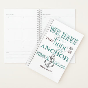 Hope Anchor Weekly Planner Planer