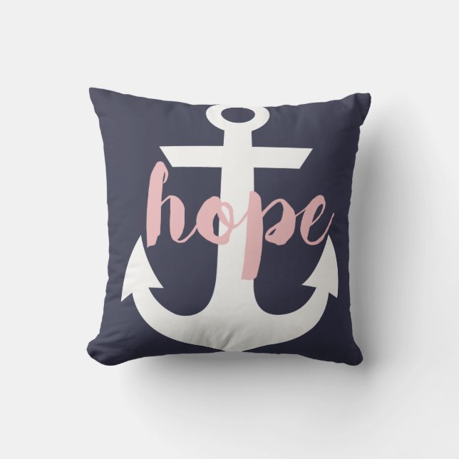 Hope Ancre Coussin - Marine (Recto)