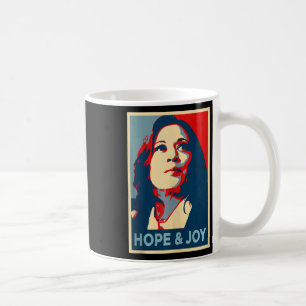 Hope and Joy Kamala Harris Obama 47. Vote Portrai Kaffeetasse