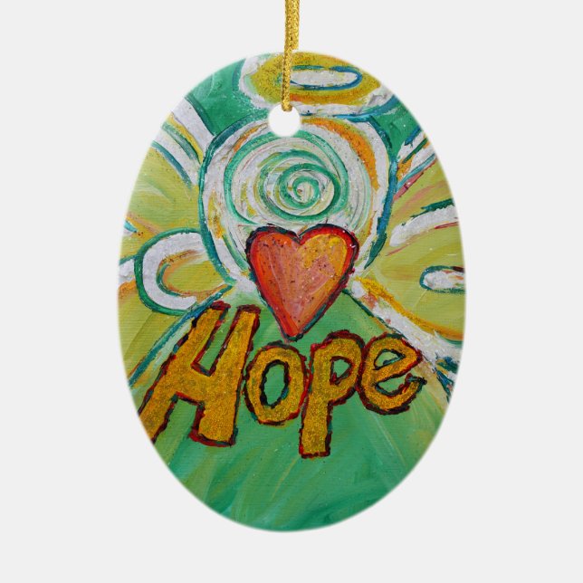Hope Angel Word Kunstschatz Stadtrundgang: Keramikornament (Vorne)