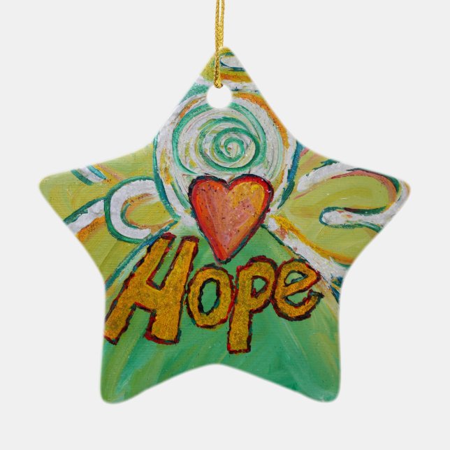 Hope Angel Word Kunstschatz Stadtrundgang: Keramikornament (Vorne)