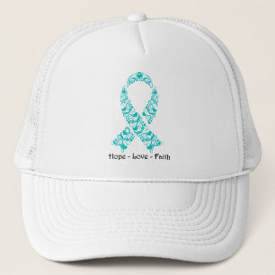 Hope Aquamarin Awareness Ribbon Truckerkappe