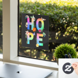 Hope Artistic Positive Motivierend Inspiration Fensteraufkleber