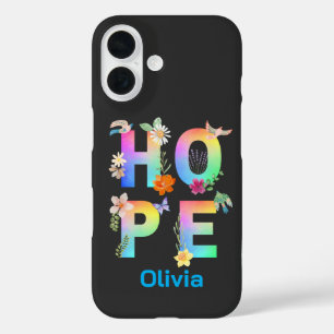 Hope Artistic Positive Motivierend Inspiration iPhone 16 Hülle