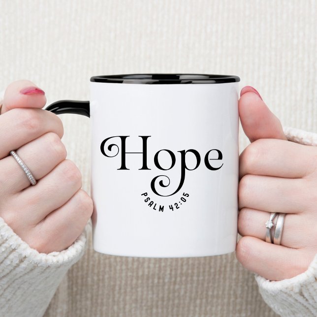Hope Bible Verse Christian Coffee Mug (Créateur téléchargé)