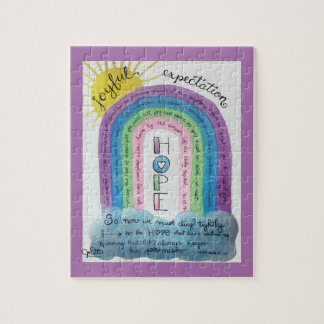 Hope Bible Verse Scripting Wasserfarben Rainbow Ar